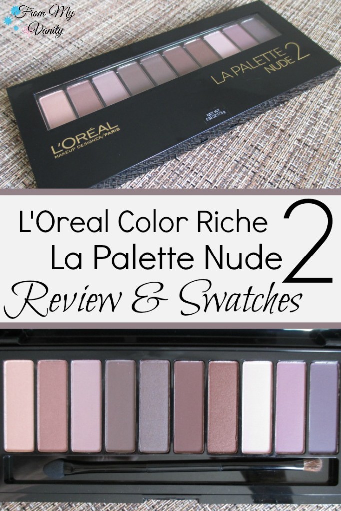 Quick Look: LOreal Colour Riche La Palette Nude 2 