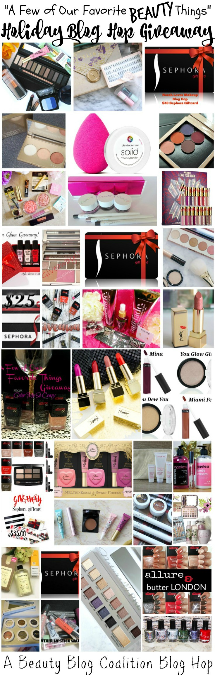A Few of Our Favorite Beauty Things // Holiday Giveaway // Blog Hop // #holidaygiveaway #giveaway