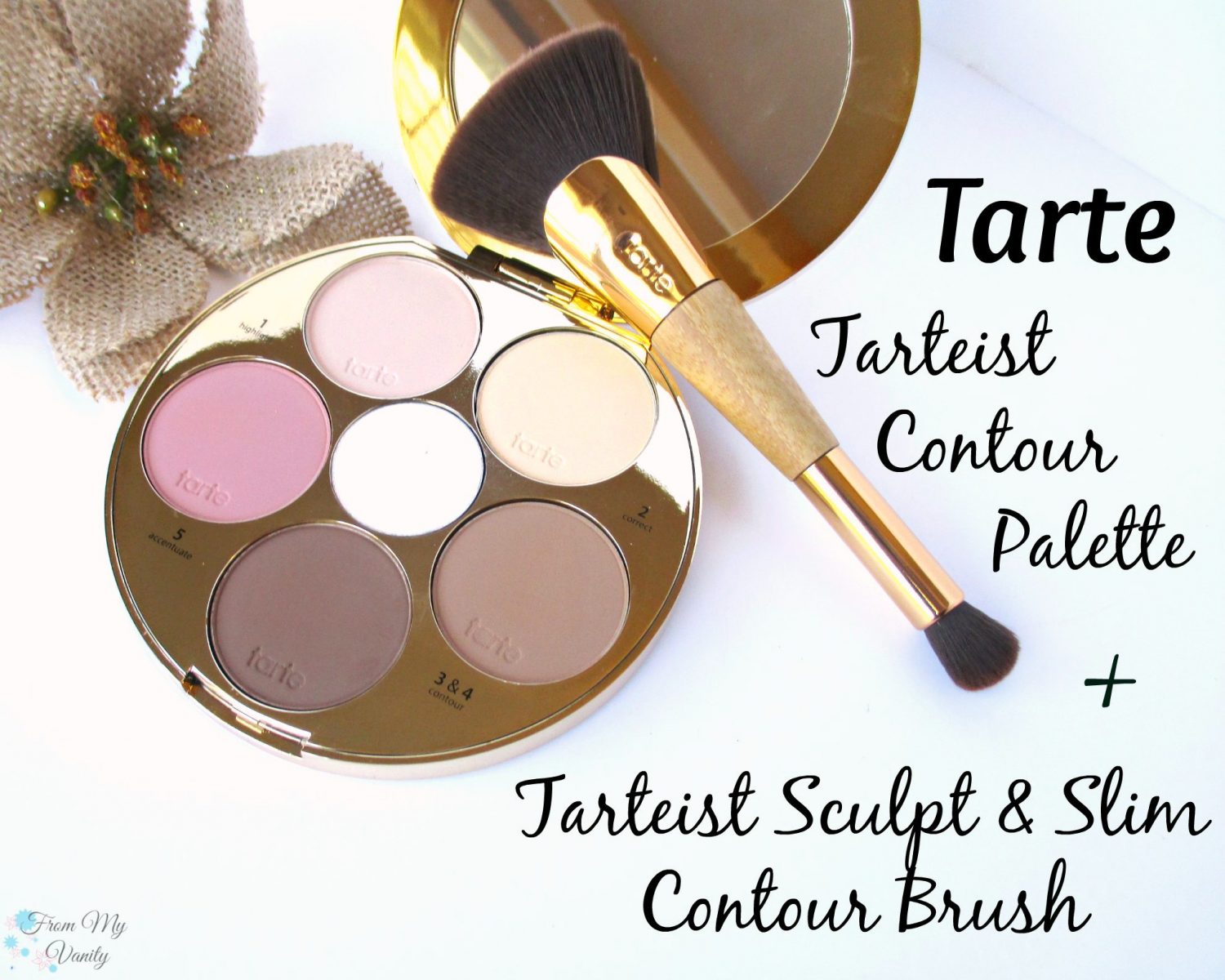 Tarte Tarteist Contour Palette + Sculpt & Slim Brush Review and