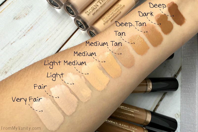 Too Faced Born This Way Concealer Review & Swatches From My Vanity