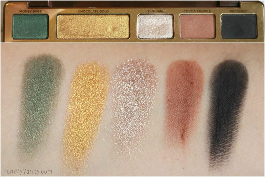 Too Faced Chocolate Gold Palette  Review & LIVE Eye 
